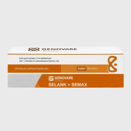 Selank + Semax 50mg Total (25mg + 25mg) AQ Pen